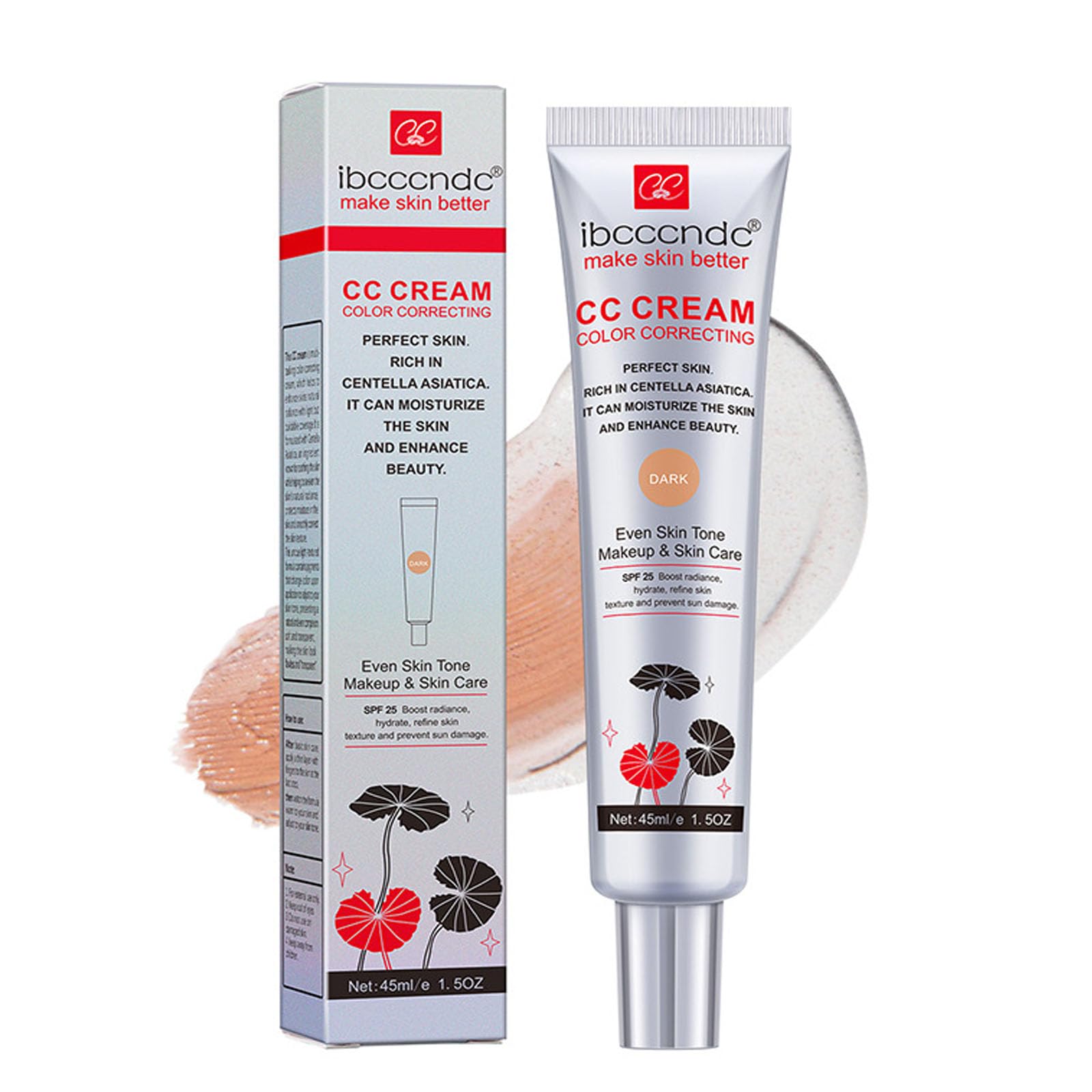 New Irven Hydrating CC Cream bottle shows shade-matching glow and natural finish.