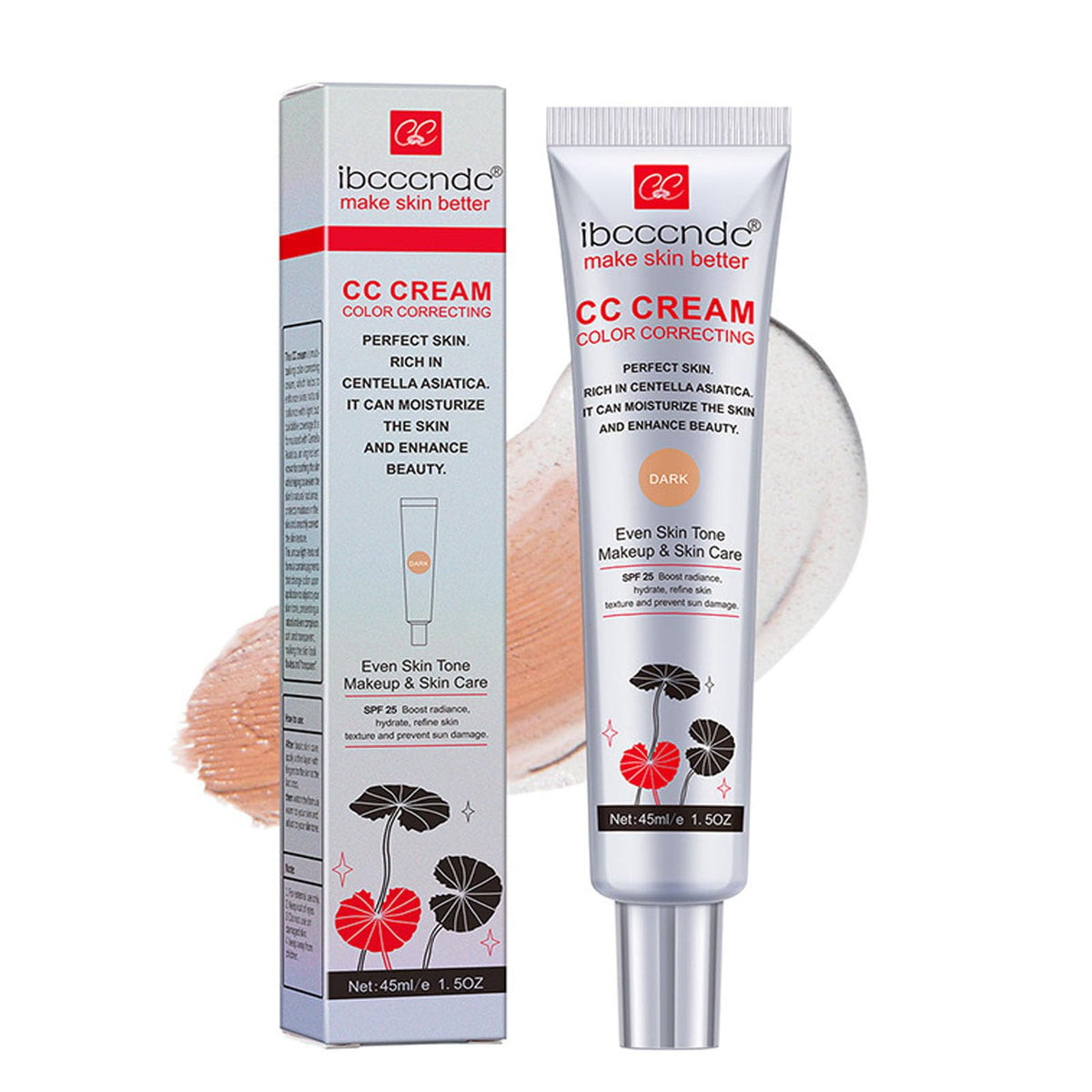 New Irven Hydrating CC Cream bottle shows shade-matching glow and natural finish.