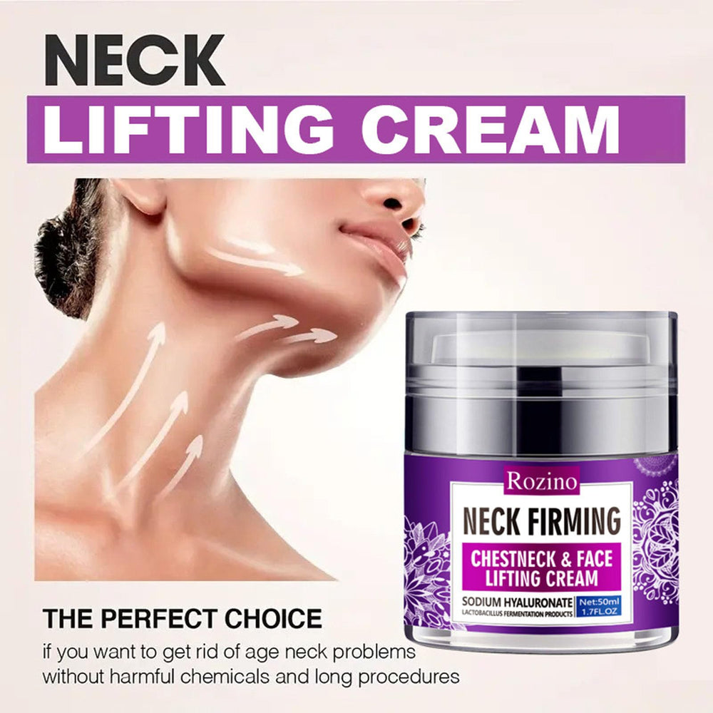 New Irven neck firming cream packaging suitable for all skin types.