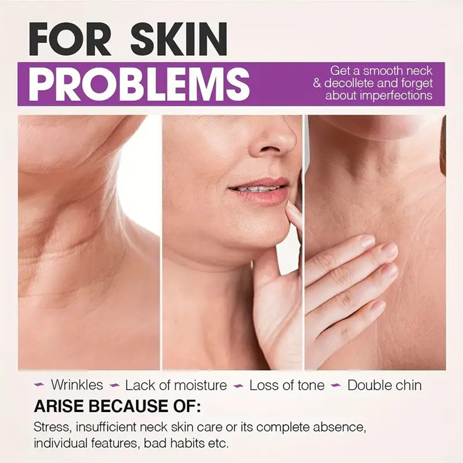 New Irven neck cream quickly absorbs for daytime use.