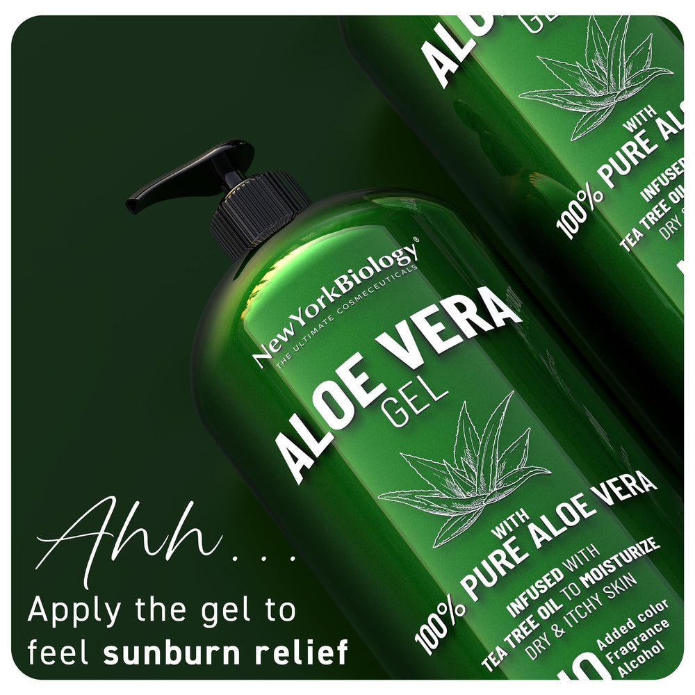 Aloe Vera Gel used on hair for lightweight moisture without heaviness