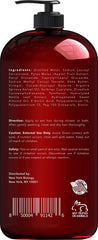 New York Biology Apple Cider Vinegar Shampoo label close-up; color-safe formula.