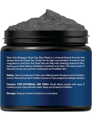 New York Biology Dead Sea Mud Mask Body delivering soothing mineral cleanse for the skin.