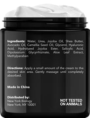 New York Biology Jojoba Avocado Aloe foot cream nourishes and hydrates.
