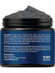 New York Biology Mineral-Infused Mud highlights pore clarity and refined texture.