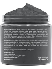 New York Biology Dead Sea Mineral Mud delivers pore cleansing and soothing sensation.