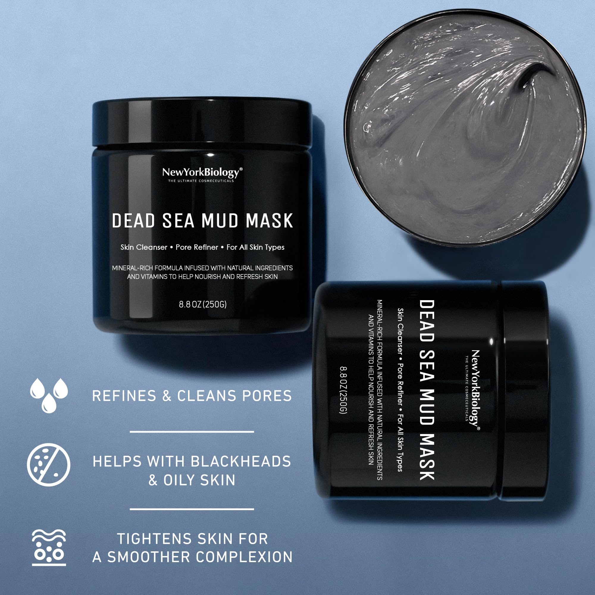 New York Biology Paraben and sulfate-free formula ideal for sensitive types.