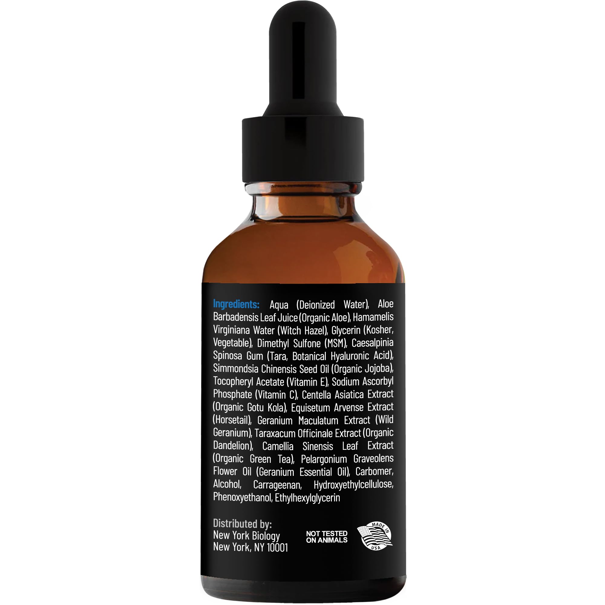 New York Biology serum texture closeup reveals lightweight finish