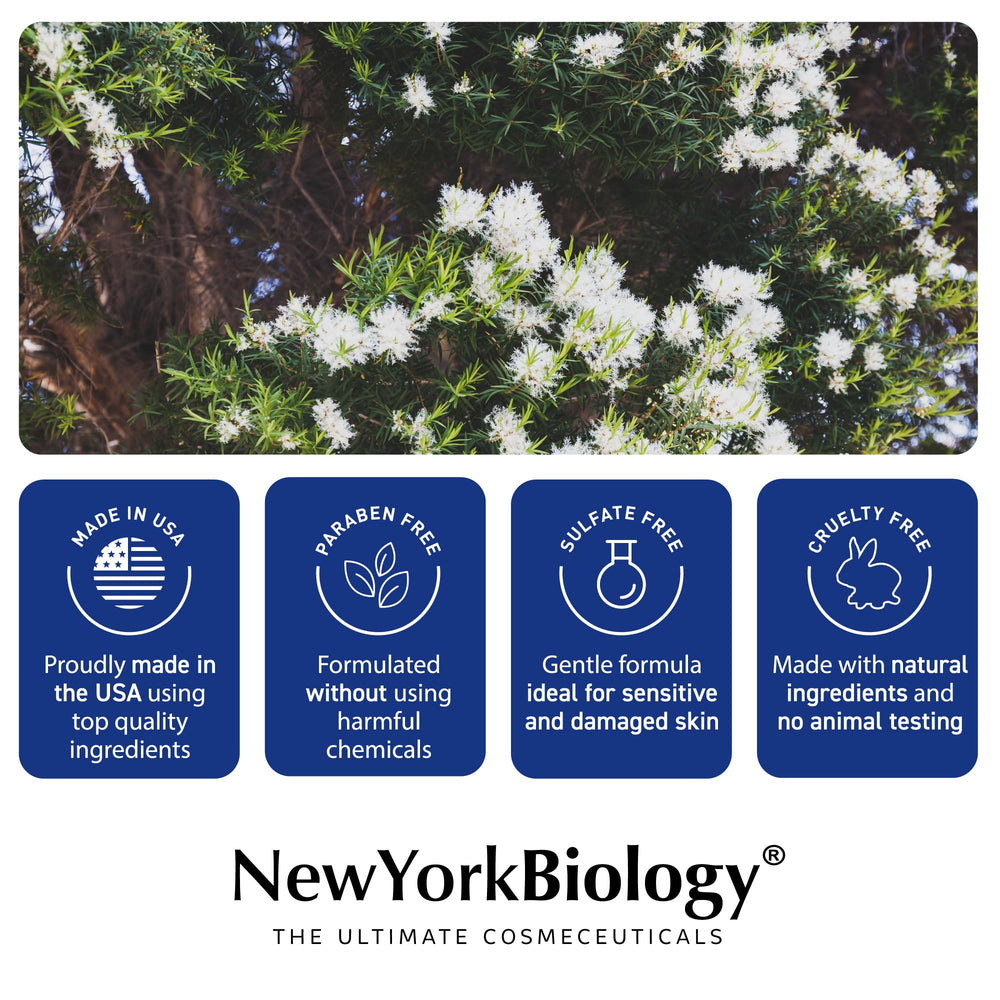 New York Biology Tea Tree Mint Body Wash shower – suitable for body and daily use