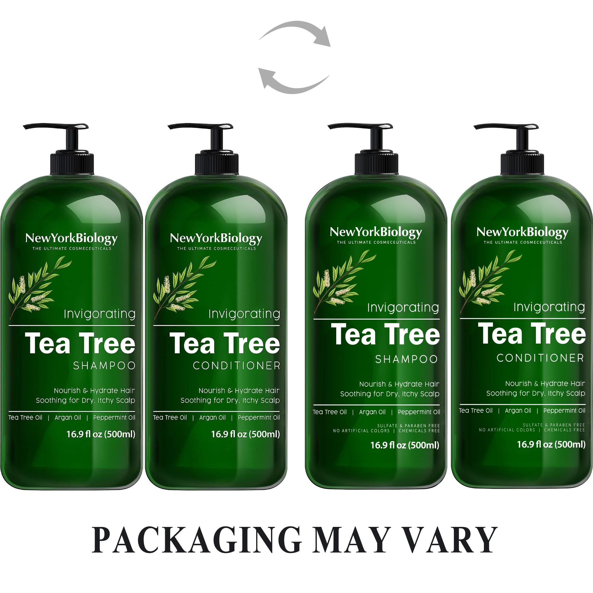 New York Biology Tea Tree Oil closeup — natural ingredients and soothing aromatics.