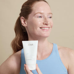 Gel applied to skin during session—moisturizing comfort and smooth coverage.
