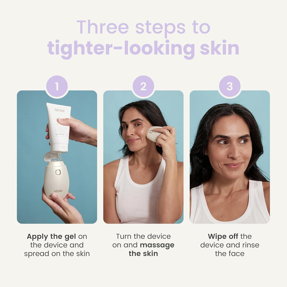 NEWA travel pouch with activator gel for convenient skincare on the go.