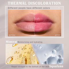 NewBang blush on lips demonstrates versatile multi-use tint with a natural matte finish.