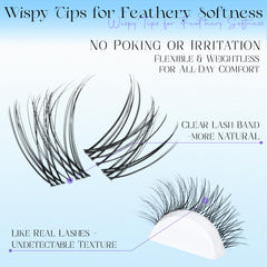 Newcally DIY lash extension kit in-use shot for quick at-home glam.