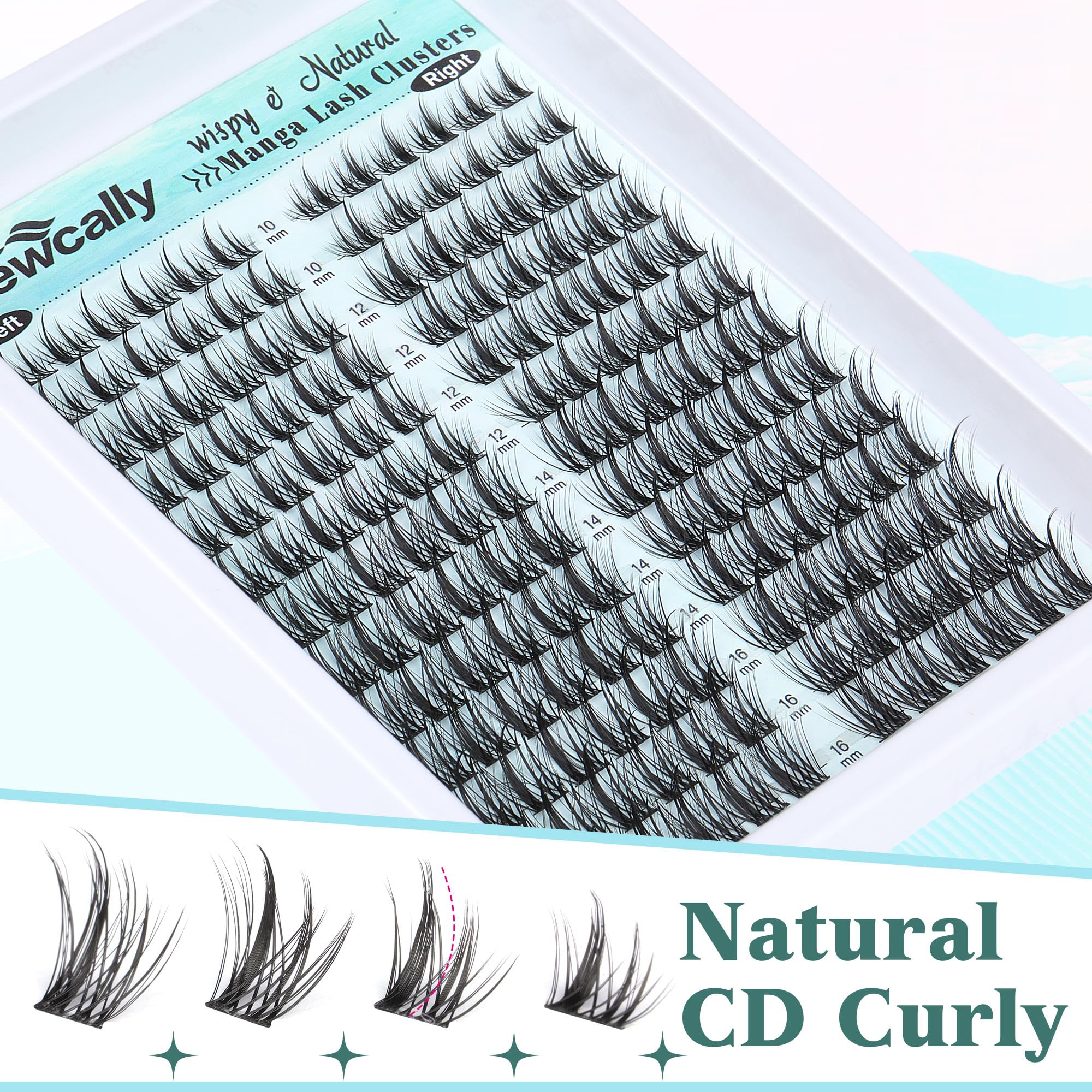 Newcally DIY lash extensions kit for beginners and home glam.