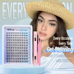 Newcally Lash Clusters Kit delivers a wispy look for salon-like drama at home.