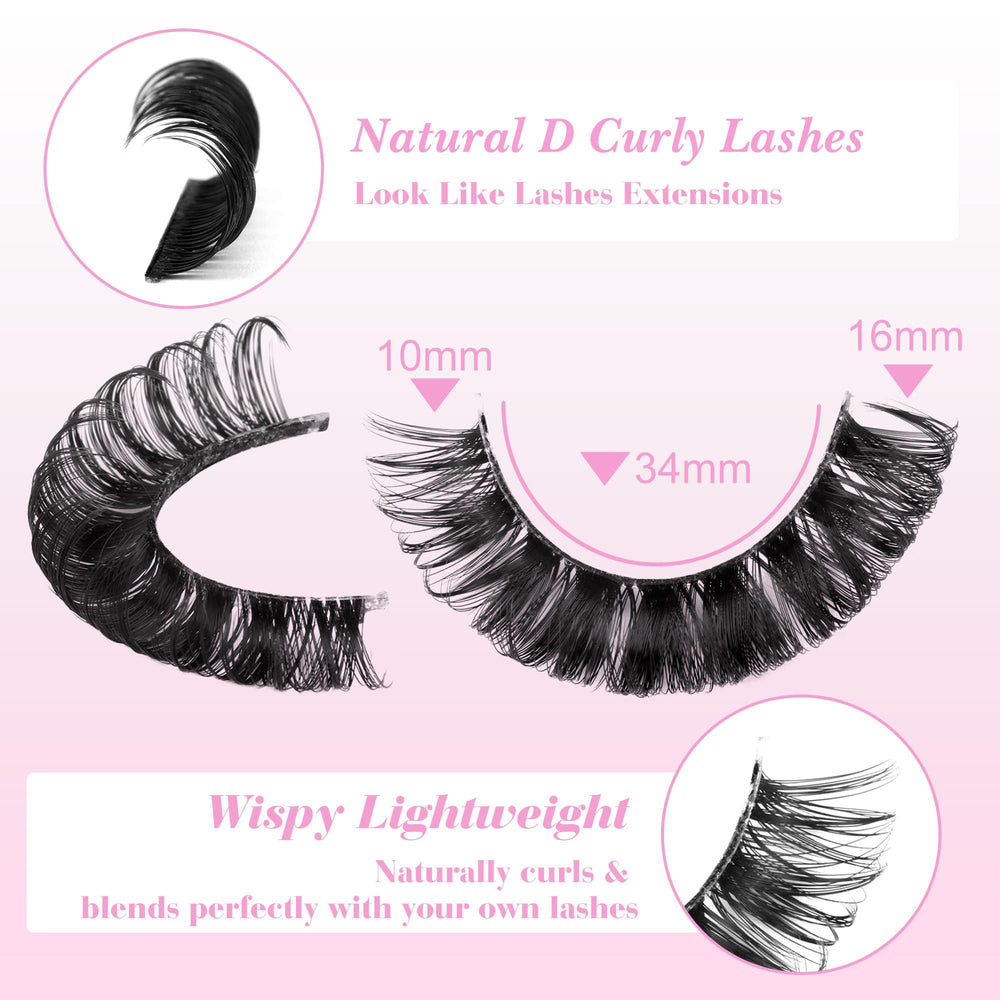 Newcally Lashes 10-pair pack is reusable up to ten times