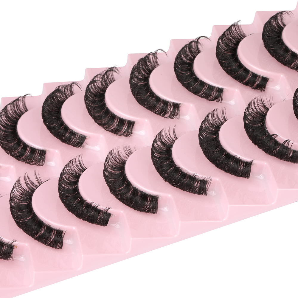 Newcally Lashes 3D effect with front shorter and back longer length