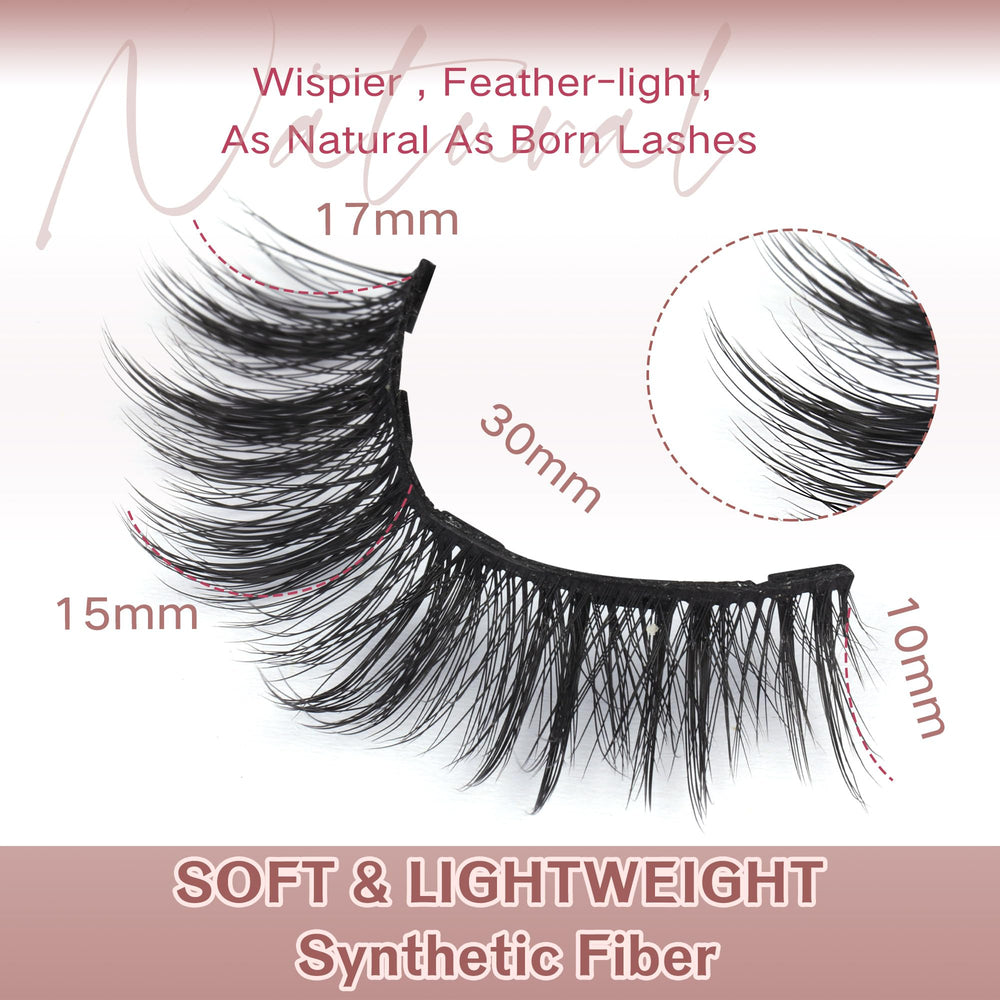 Tweezers from Newcally used to place lashes precisely