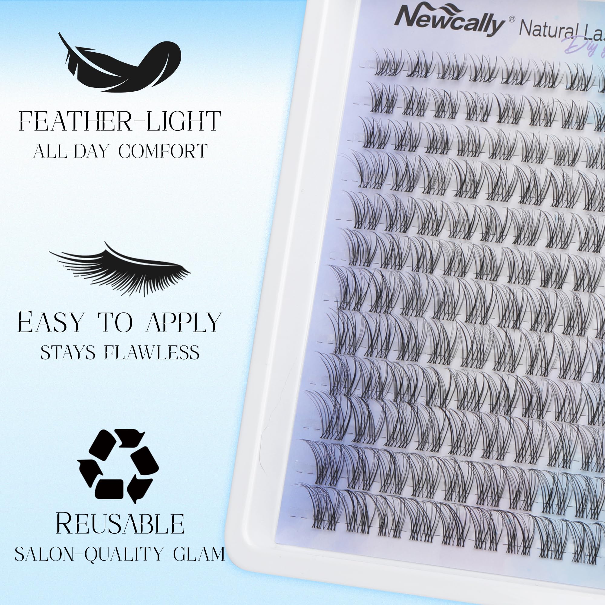 Newcally vegan 3D volume fiber offers a cruelty-free option.