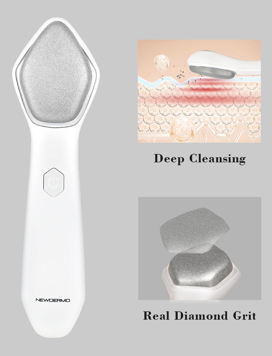 Compact, portable device for travel and on-the-go skincare.