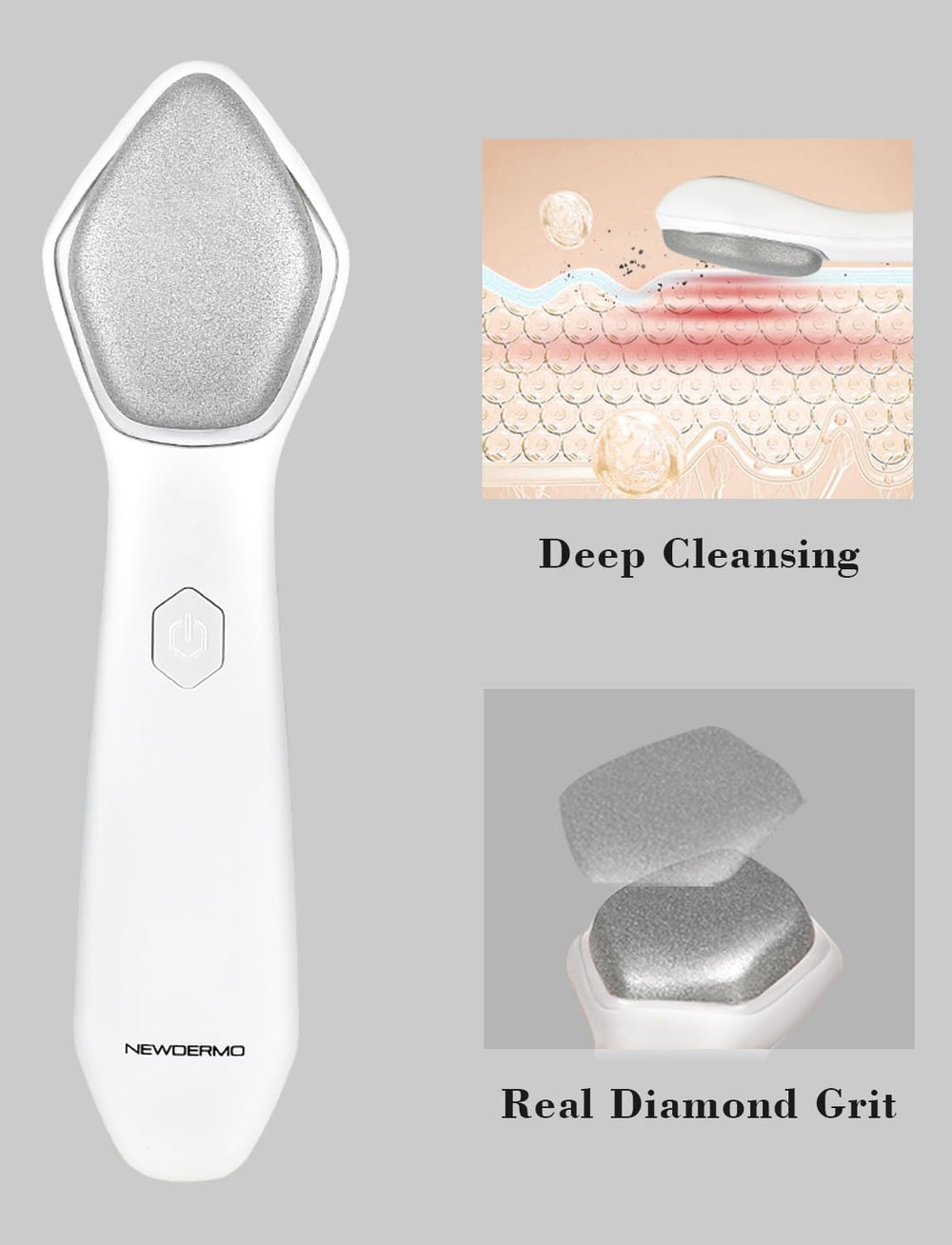 Compact, portable device for travel and on-the-go skincare.