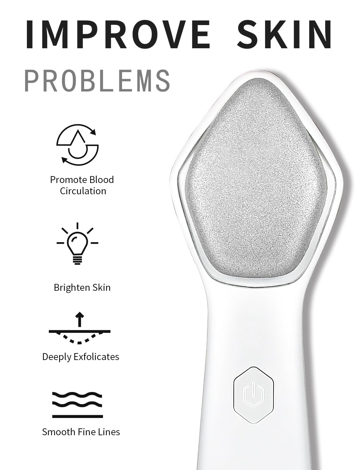 Three-level intensity for different skin needs and body areas.