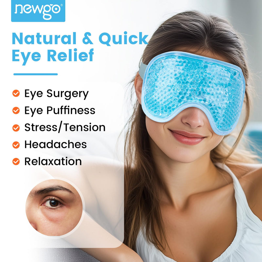 NEWGO cooling eye mask designed for after-surgery comfort and reduced swelling