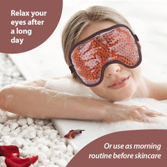 NEWGO cooling eye mask soothing dry eyes with a refreshing temperature