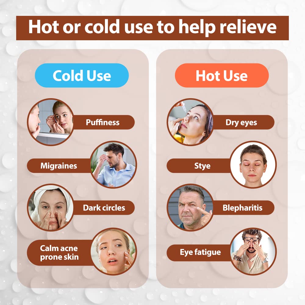 NEWGO cooling eye mask providing headache relief with a calm, cooling touch