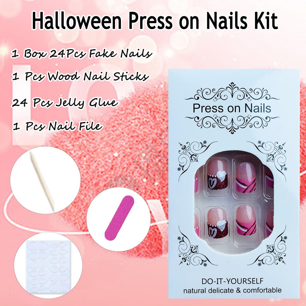 NEWSPIED jelly glue pack helps secure nails with easy removal.