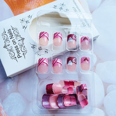 NEWSPIED short square nails fit most nails for easy wear.