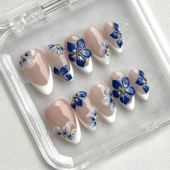 NEWSPIED white french tip press-on nails for a polished home look