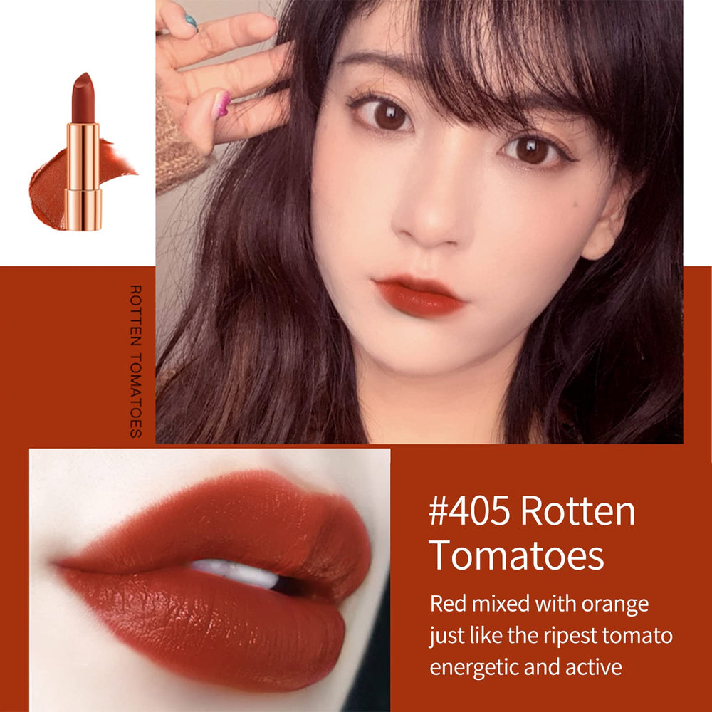 Newvenper lipstick tubes closeup with smooth velvet matte texture
