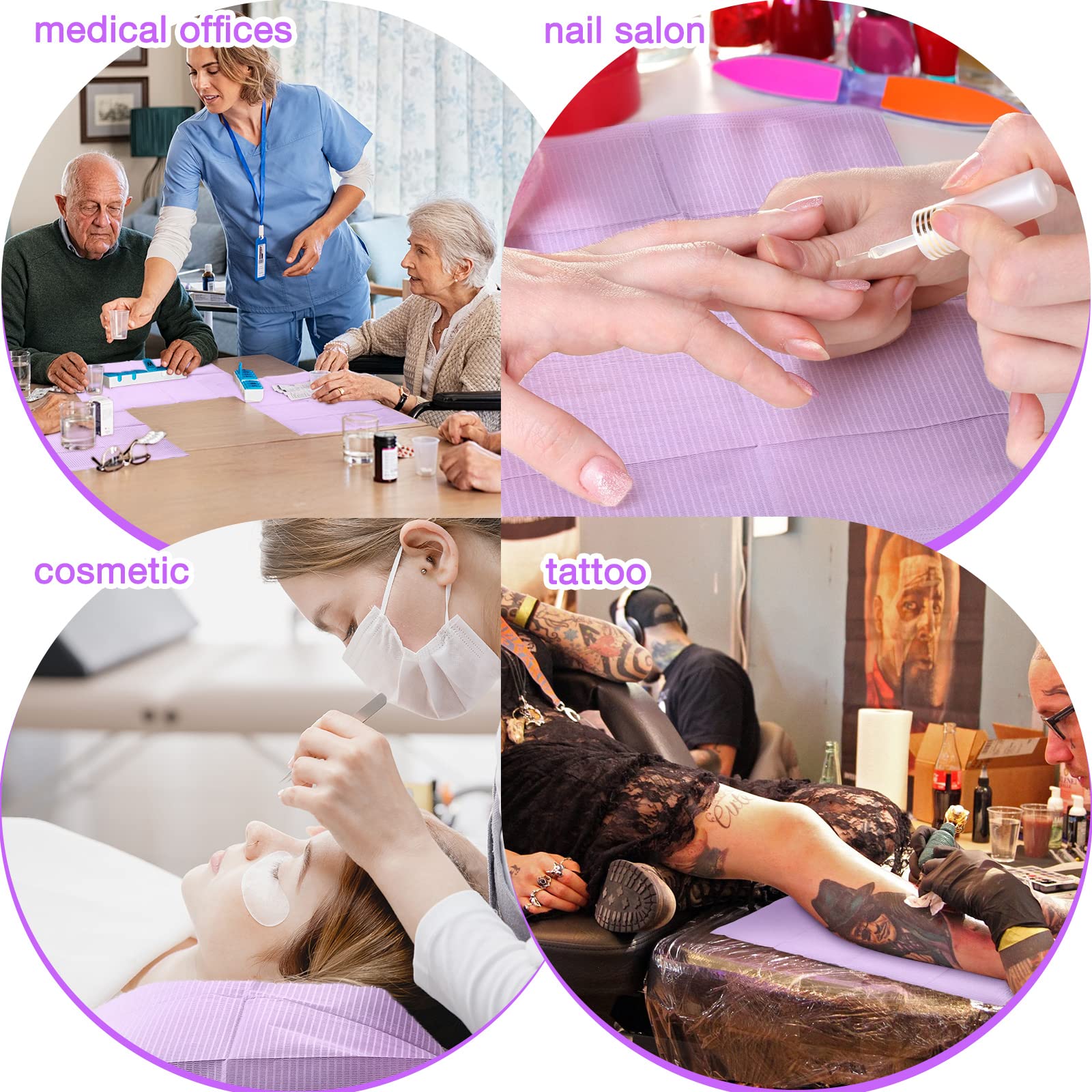 Newwiee clinic-use nail towels ideal for patient comfort and sanitation.