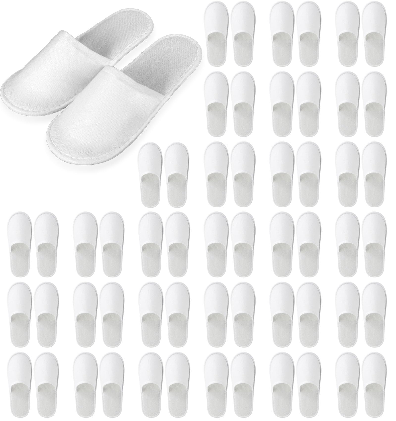 Nexboraque disposable slippers front view offering comfortable hotel guest footwear