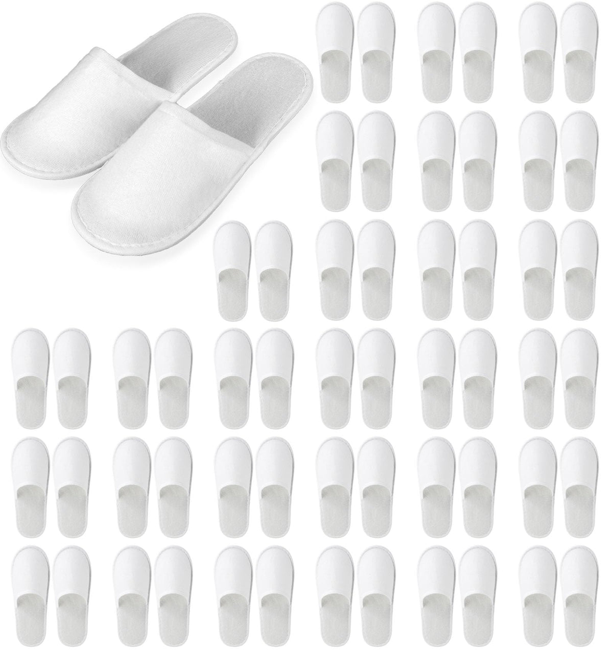 Nexboraque disposable slippers front view offering comfortable hotel guest footwear