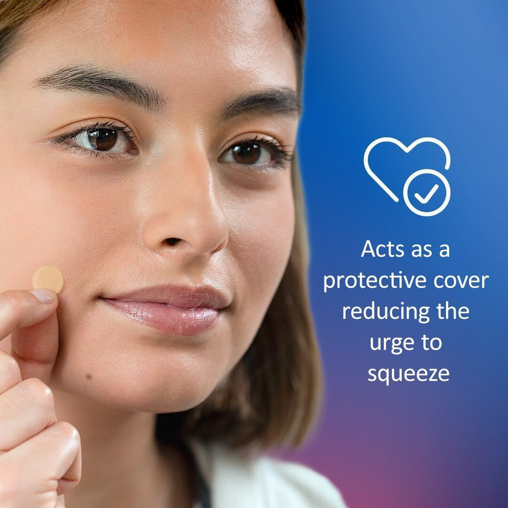 Small and medium sizes fit different blemish sizes