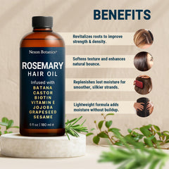 Nexon Botanics batana biotin blend ingredients highlighted.