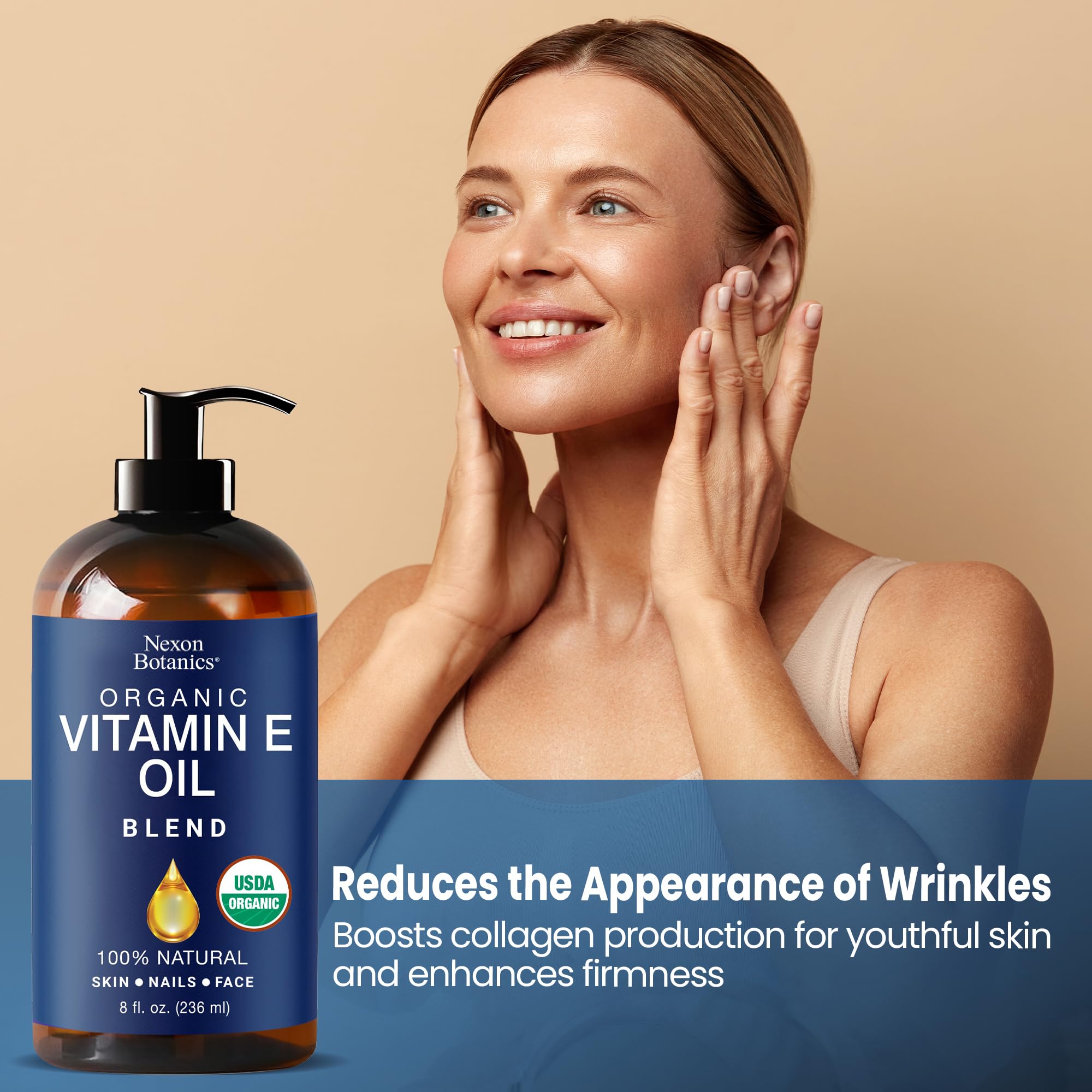 Nexon Botanics Skin care oil blend for daily hydration.
