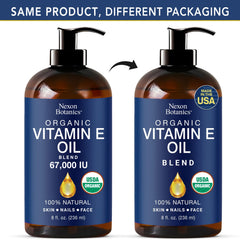 Nexon Botanics Vitamin E oil for nails and growth support.
