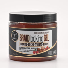 NEXT IMAGE Braid Locking Gel bottle showcases long-lasting hold for braids