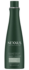 Nexxus Diamtress Volume Shampoo bottle with silicone-free formula for fine hair.