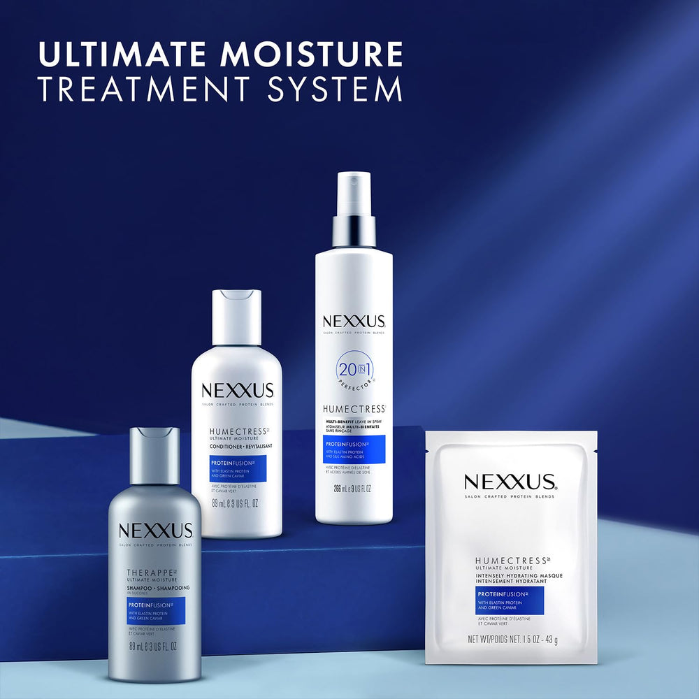 Nexxus Humectress conditioner after-use shine and softness on hair