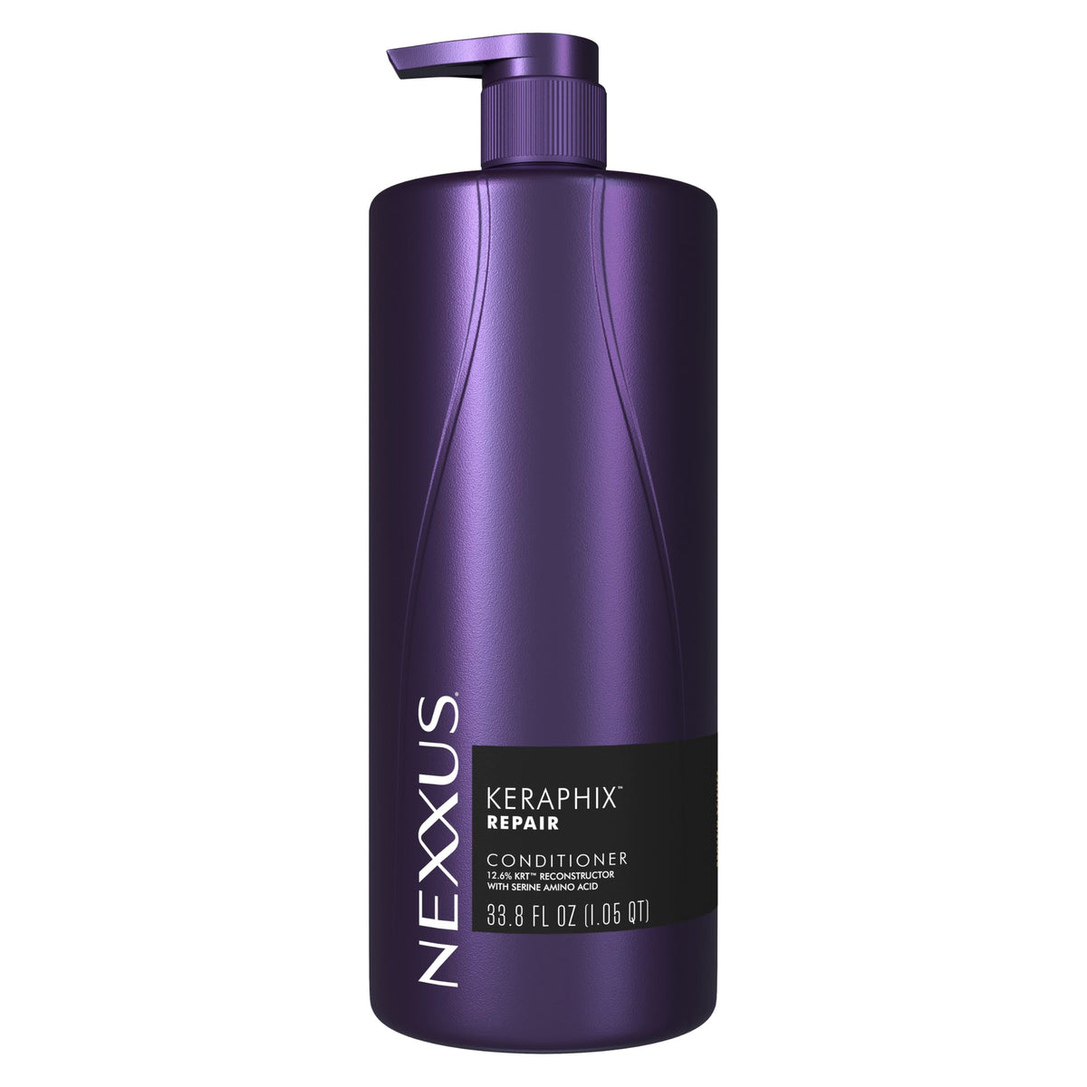 Nexxus Keraphix conditioner bottle for at-home salon care.