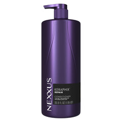 Nexxus Keraphix conditioner bottle for at-home salon care.