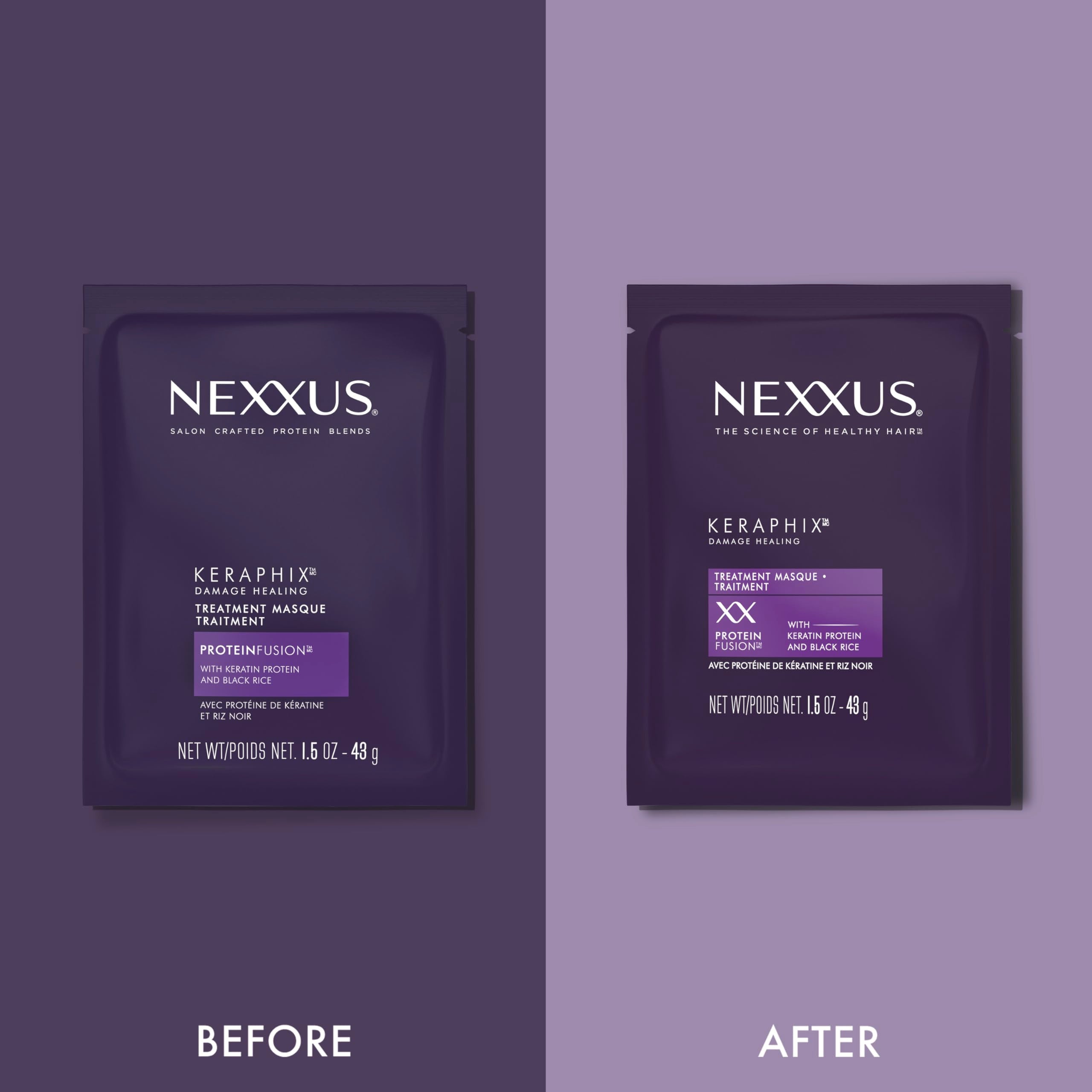 Nexxus Keraphix Mask Keratin Protein and Black Rice nourish from inside.