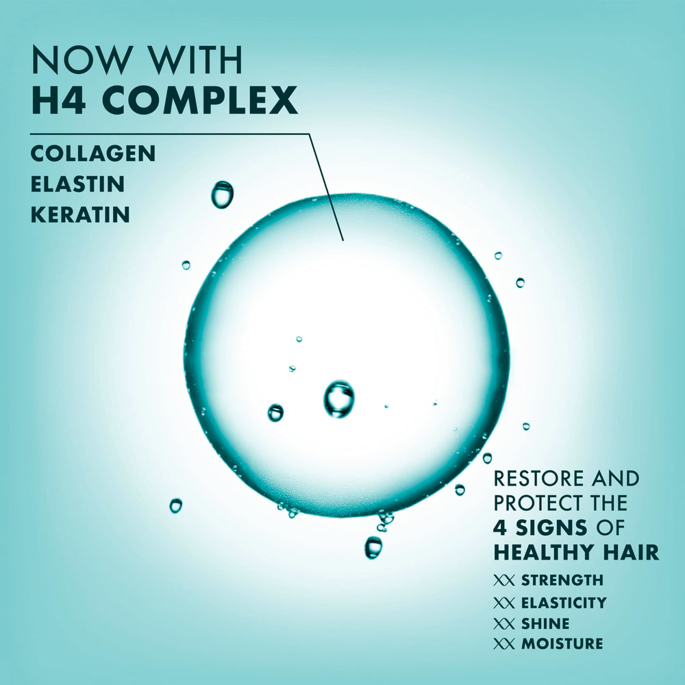 Nexxus Ultralight Smooth shine close-up on hair