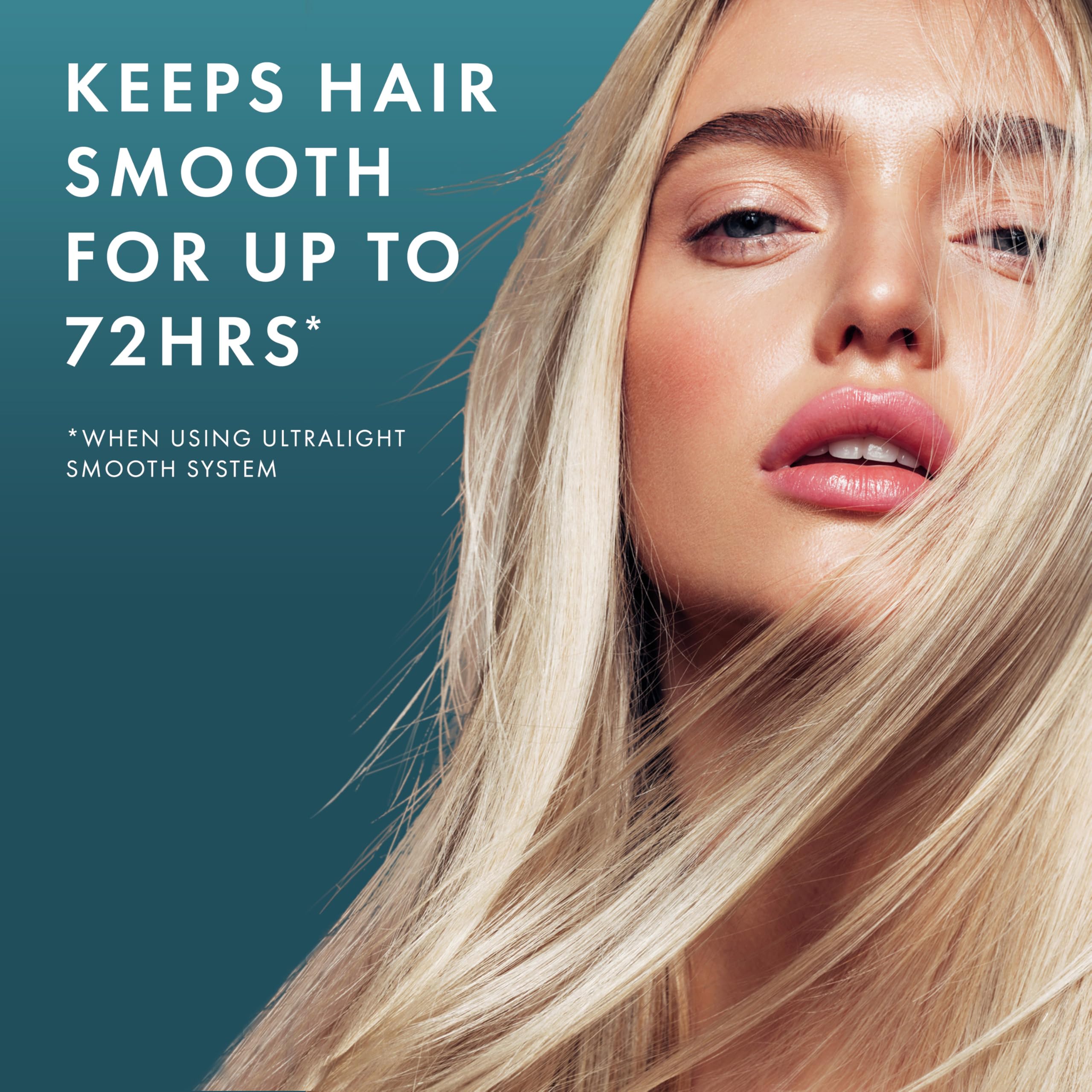 Wet hair after washing with Ultralight Smooth system