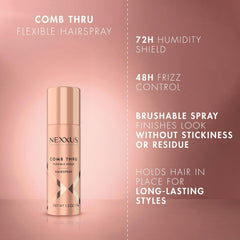 Nexxus Volume Mousse crunch-free foam delivering 4x volume.
